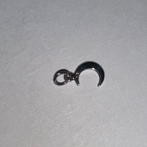 Tiny Crescent Moon Pendant - Picture 2 of 16